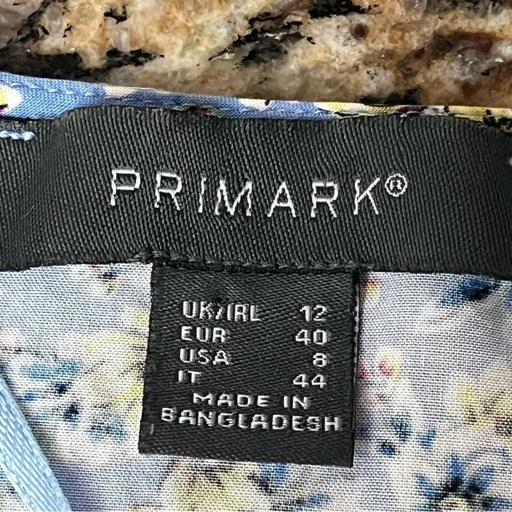 Primark Ditzy Floral Ruffle Wrap Mini Dress Cottegecore Coquette Beach Coastal 8